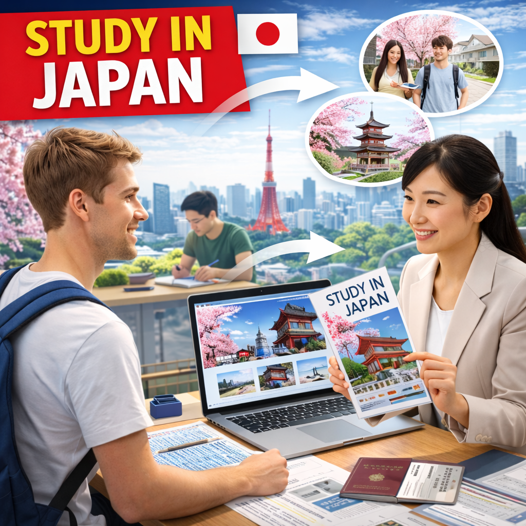 Study abroad in Japan support service for international students by Globe Co., Ltd.