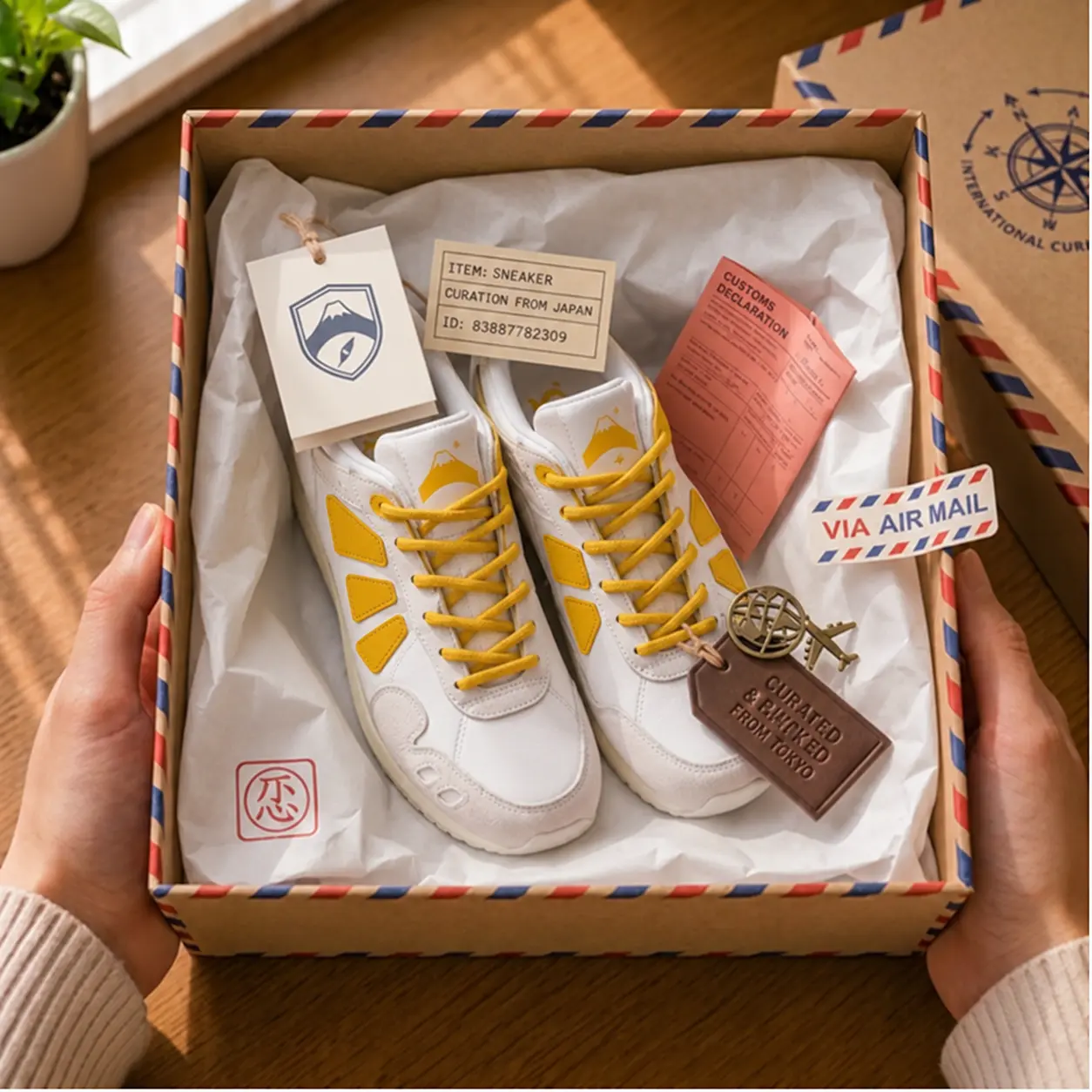 Sneakers sourced in Japan